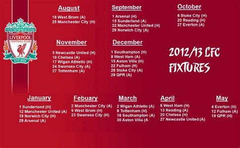 liverpool fixtures bpl